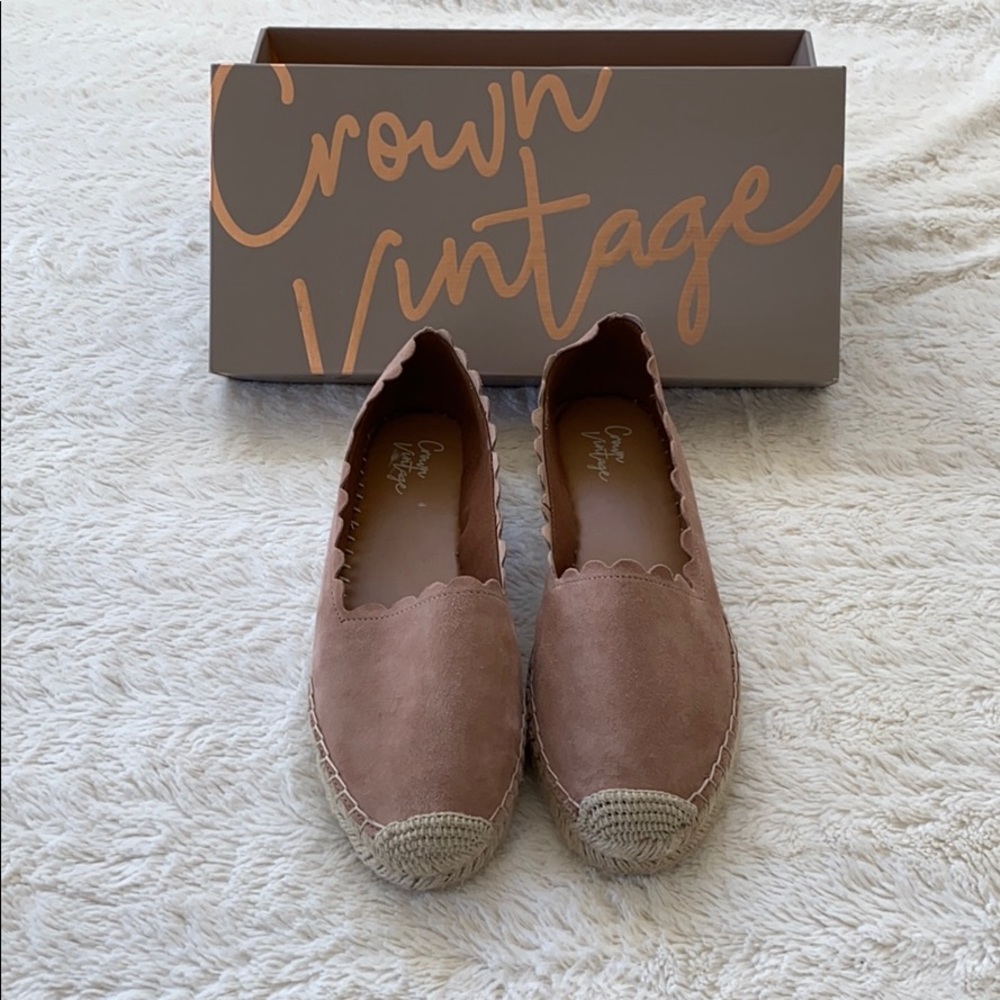 Brand new Crown Vintage Espadrilles size 7 1/2.